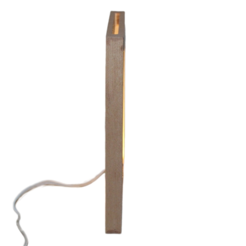 LED Lights Wooden Photo Frame - Picture 3 of 15